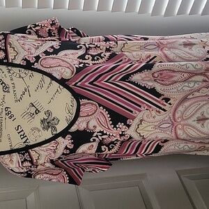 Multi colored paisley maxi dress